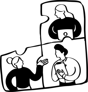 FULL SIZE journal-team-of-people-in-a-puzzle
