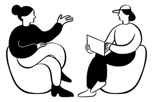 journal-man-interviewing-a-woman-for-a-video